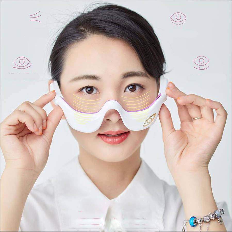 Electric Vibration Warm Compress Eye Massager