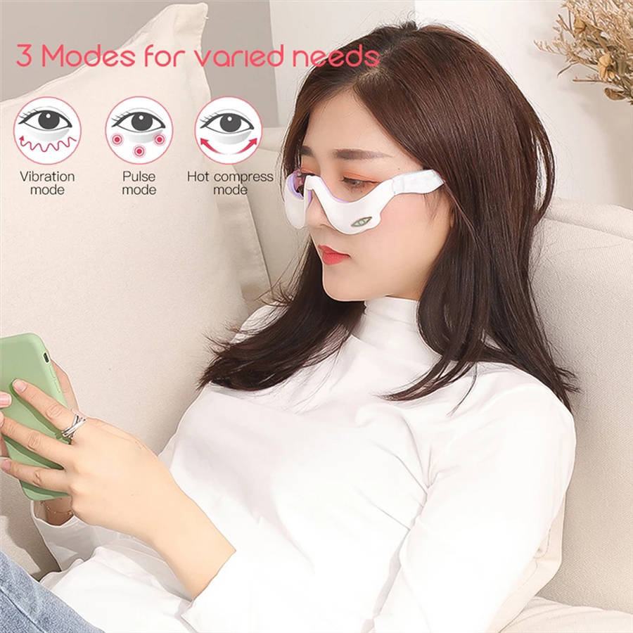 Electric Vibration Warm Compress Eye Massager