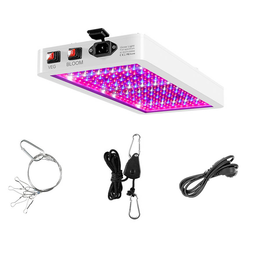 Double Switch Dessign Full Spectrum LED Grow Light For Plants Growth