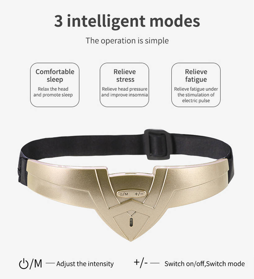 Wireless Head Sleeping Aid Instrument Acupuncture Head Massager