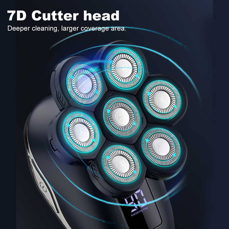5 In 1 7 Floating Heads Beard Nose Ear Hair Trimmer Electric Shaver