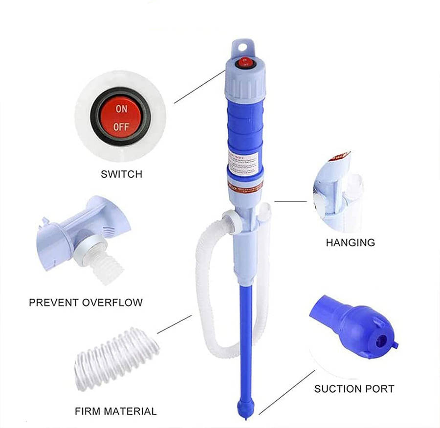 Portable Electric Battery Powered Liquid Gas Oil Transfer Pump