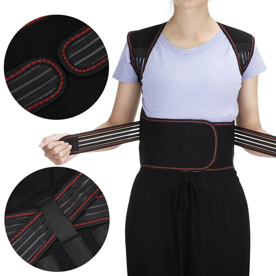 Magnetic Heating Corrector Belt Back Support Waist Brace