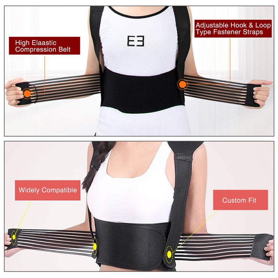 Self Magnetic Heating Waist Back Shoulder Posture Corrector