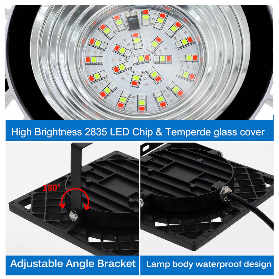 LED RGB Flood Light Outdoor Floodlight with Remote Control