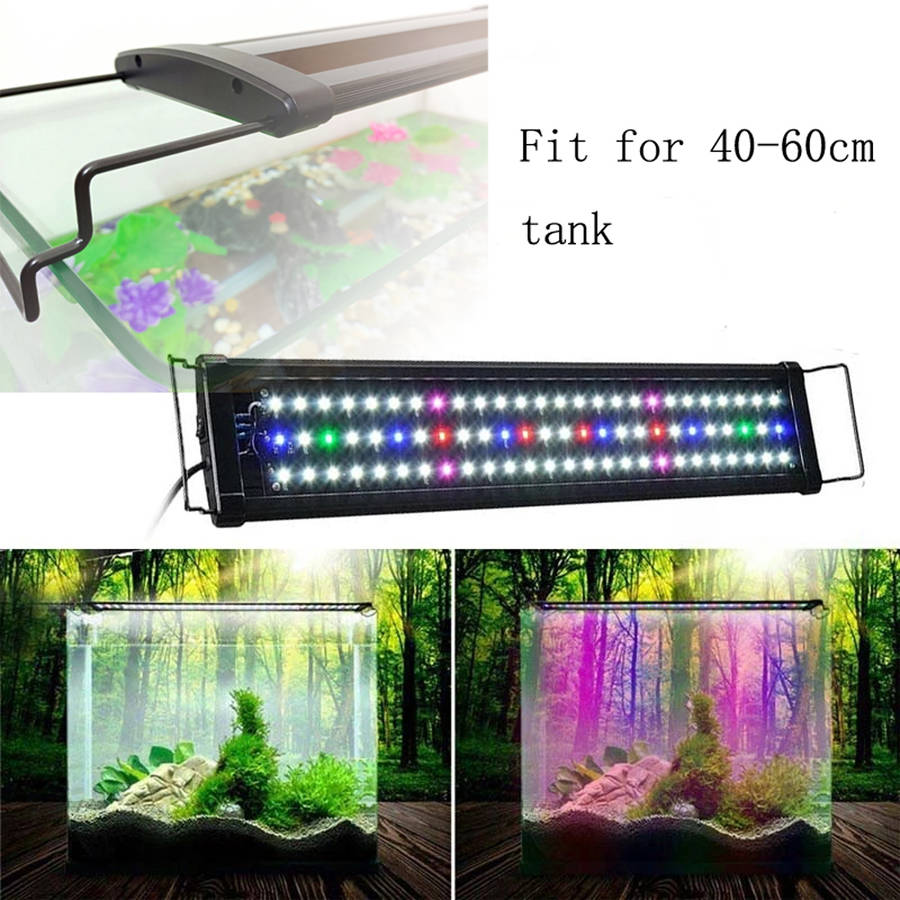 LED Aquarium Light Multi-Color Full Spectrum Aquatic Grow Lighting Lamp