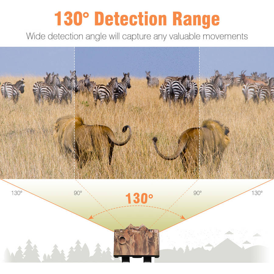 16MP 1080P Digital Night Vision Hunting Wildlife Trail Camera