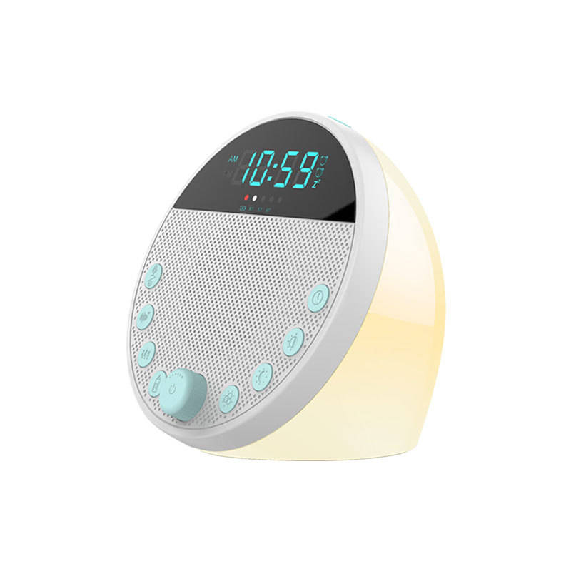 White Noise Sound Machine with Mood Light Natural Sounds & Alarm Clock