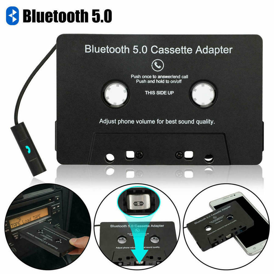 Universal Bluetooth 5.0 Converter Car Tape Mp3 Stereo Cassette Adapter