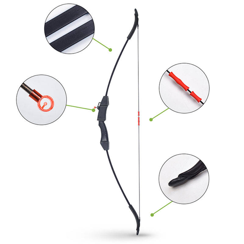 Recurve Archery Bow and Arrow Set for Children Outdoor Shooting Game