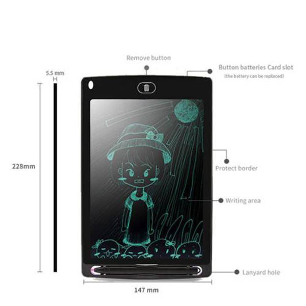 LCD Writing Drawing Board - 8.5 Inch