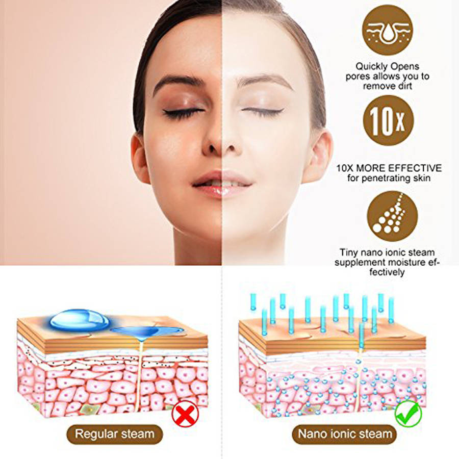 Nano Ionic Warm Mist Facial Steamer
