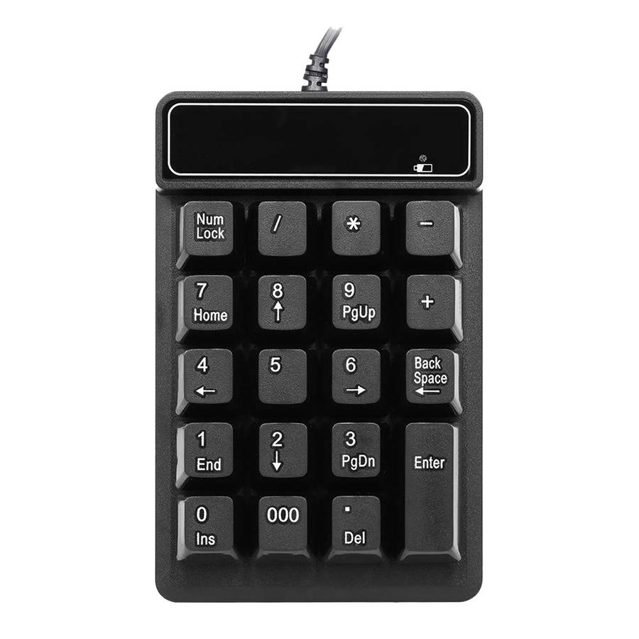 19 Keys USB Numeric Keypad for Laptop