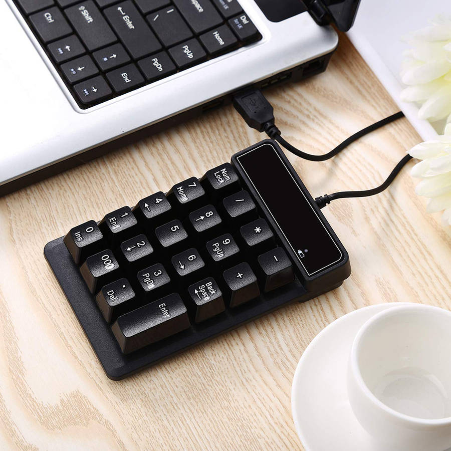 19 Keys USB Numeric Keypad for Laptop