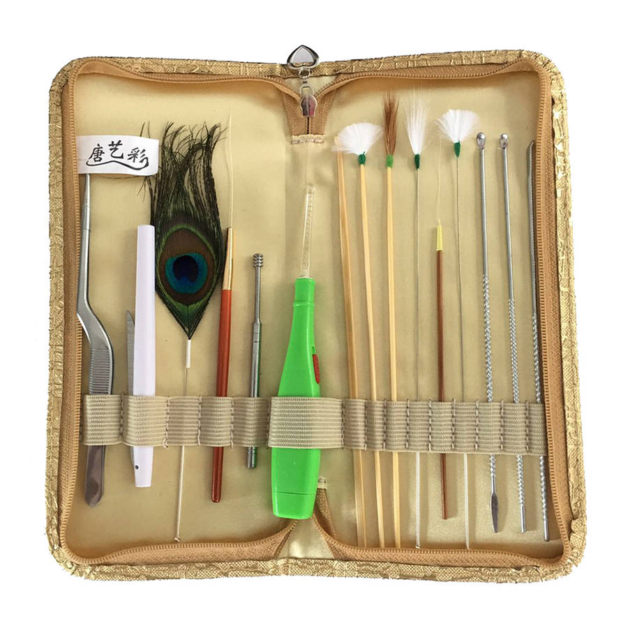 Ear Pick Kit Ear Cleaner Ear Wax Removal Tool Feather Ear Pick Tool