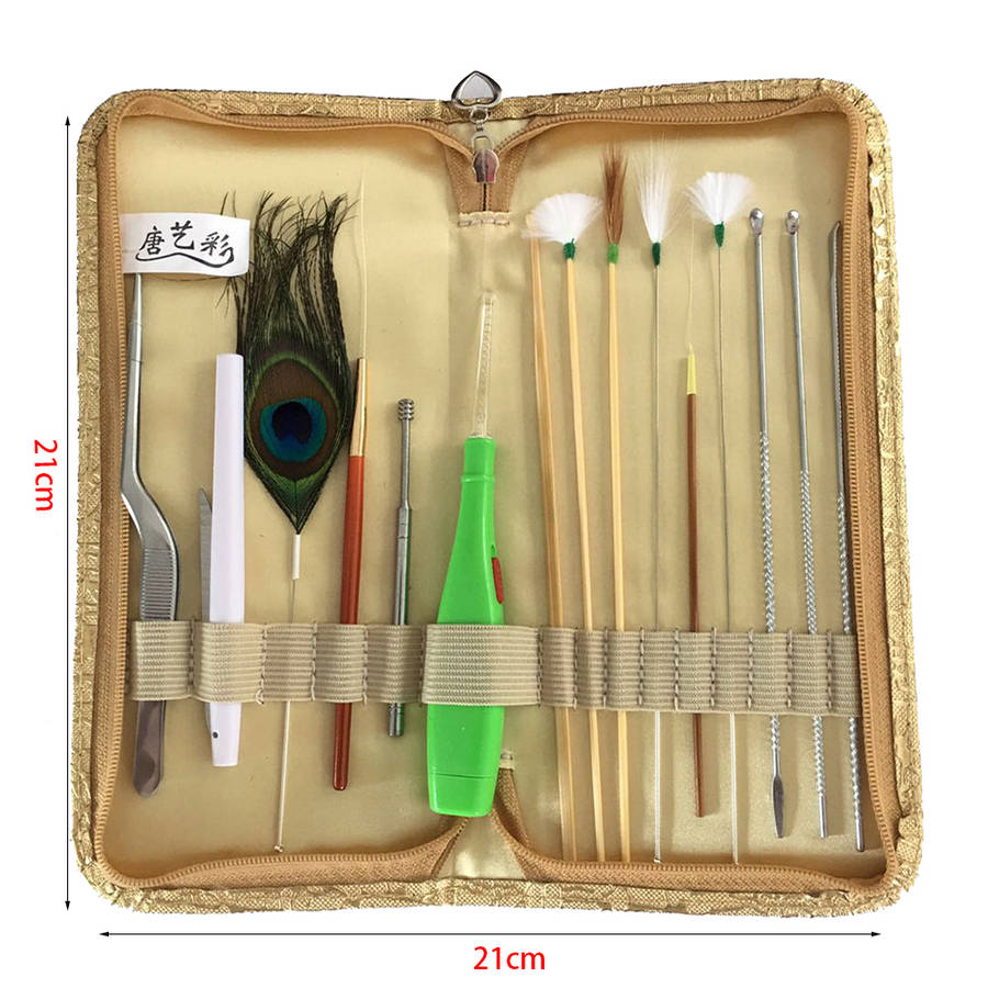 Ear Pick Kit Ear Cleaner Ear Wax Removal Tool Feather Ear Pick Tool