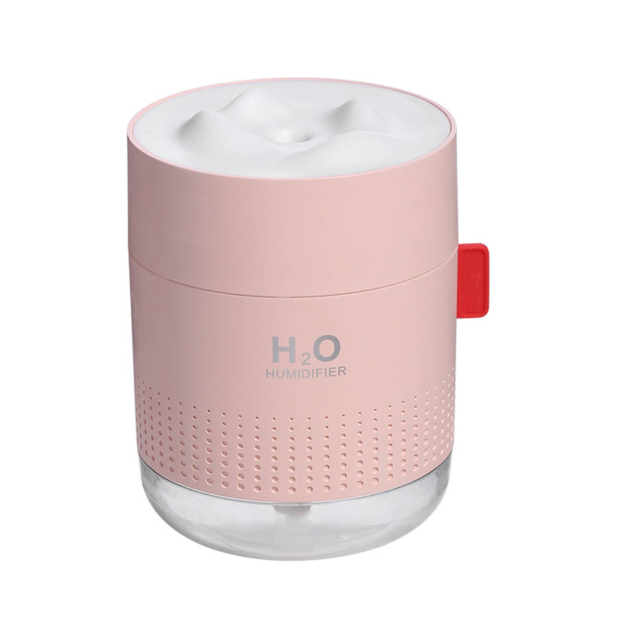 Portable Cool Mist Humidifier Desktop Humidifier with Night Light-Pink