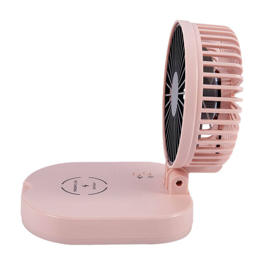 Portable Mini Wireless Charger Fan
