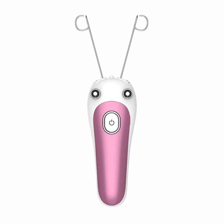 Electric Facial Cotton Thread Hair Remover For Women - Rose Gold