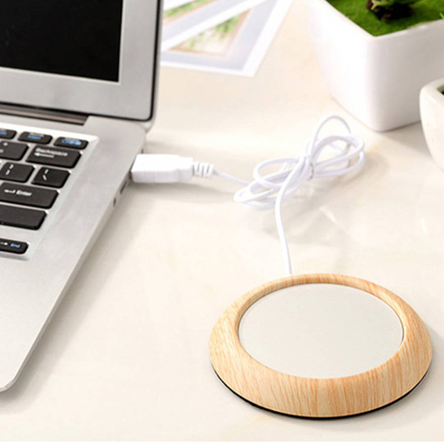 Portable Creative Metal USB Heating Coaster