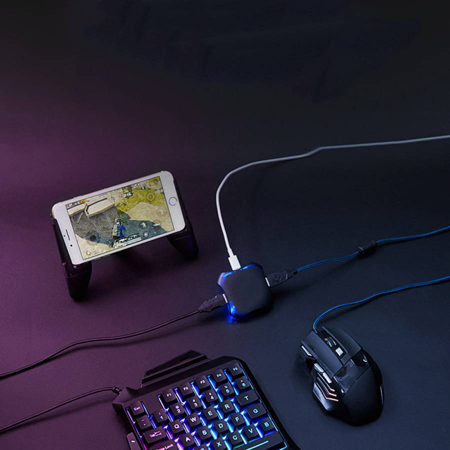 Mobile Gamepad Controller Gaming Keyboard Mouse Converter