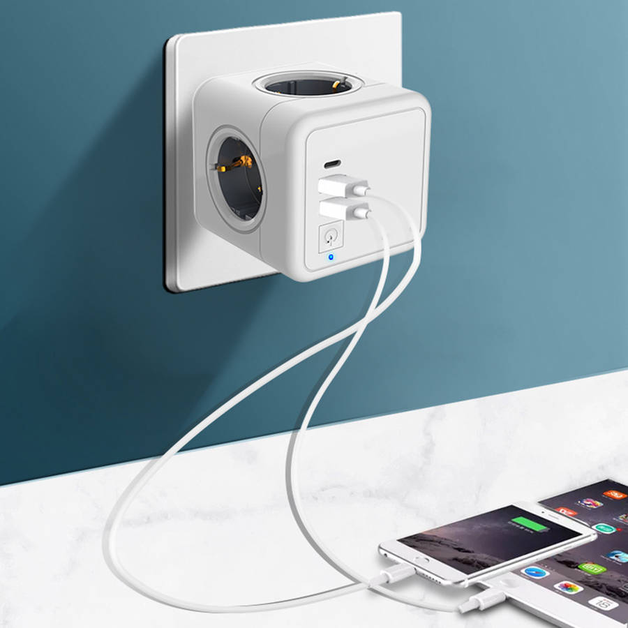 Multifunction Home Office Power Cube Socket