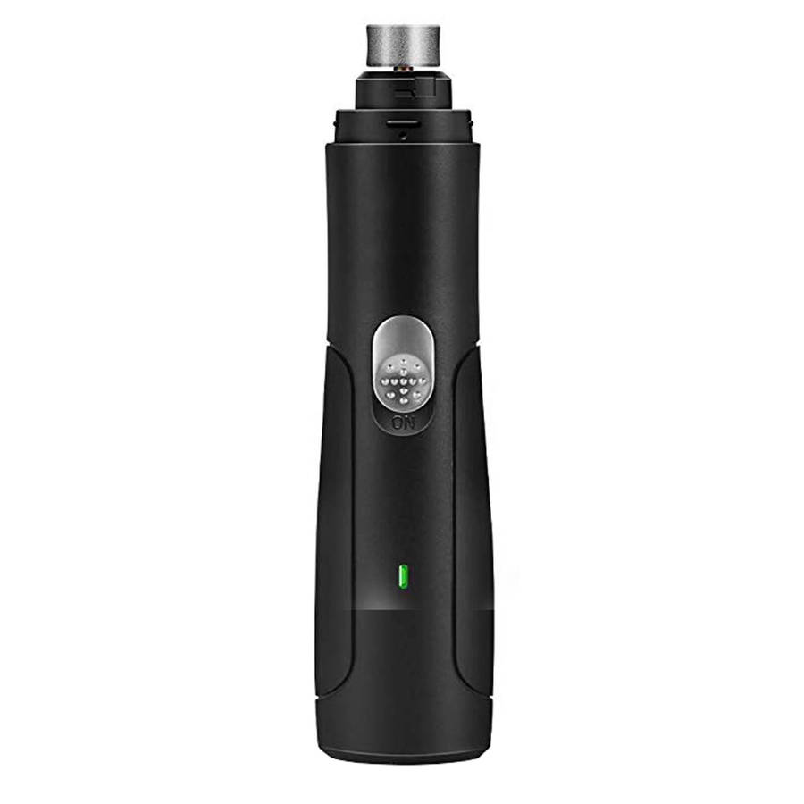 Portable Multifunction USB Electric Low Noise Pet Nail Grinder - Black