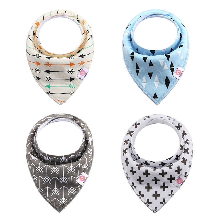 Baby Bandana Bib (Set of 4)