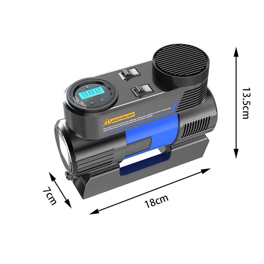 Portable Air Compressor Digital Tire Inflator with Light Digital Display