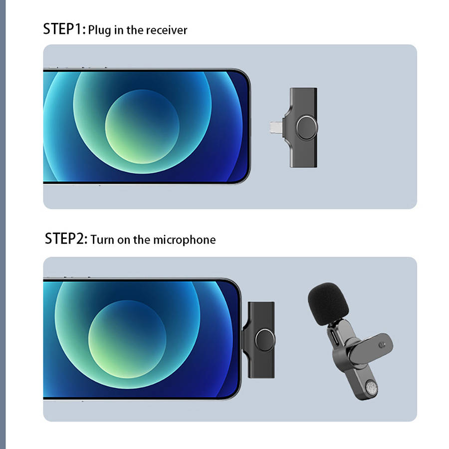Wireless Microphone Clip-on Microphone USB Microphone Portable Microphone