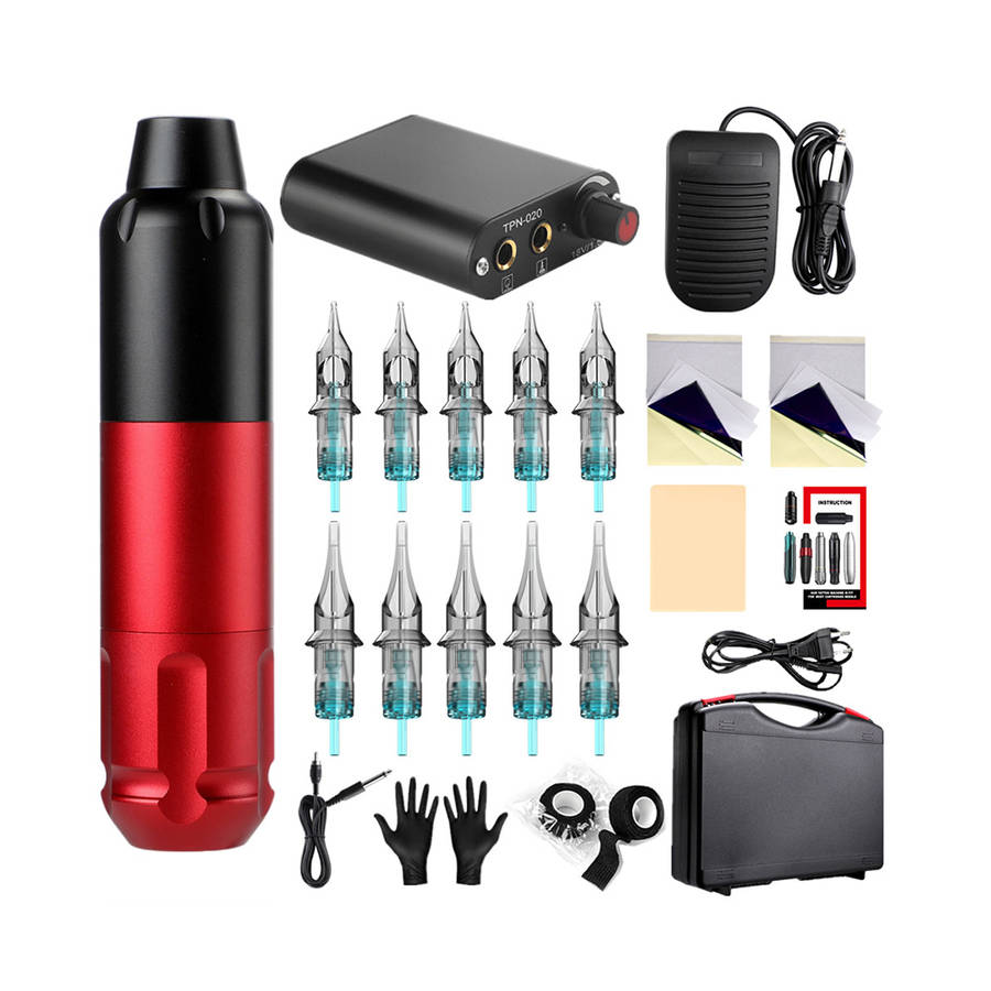 Tattoo Machine Kit Tatto Pen Set Professional Tattoo Supplies Set