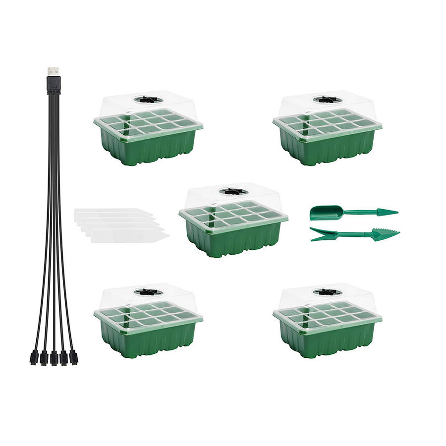 Seed Starter Trays with Grow Light Seed Starter Kit Plant Starter Kit