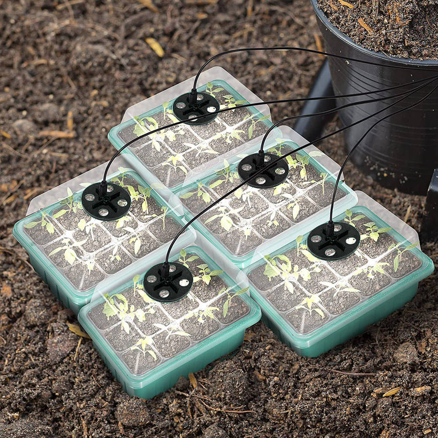 Seed Starter Trays with Grow Light Seed Starter Kit Plant Starter Kit