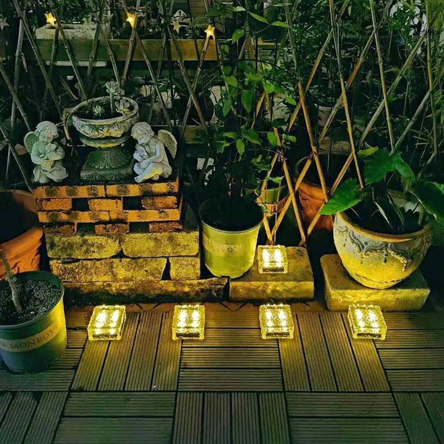 Solar Brick Light Paver Light Landscape Light for Garden Pathway Patio