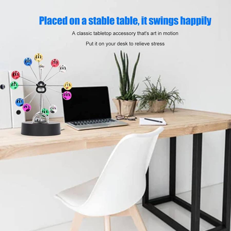 Electronic Perpetual Motion Desk Toy Physical Science Toy