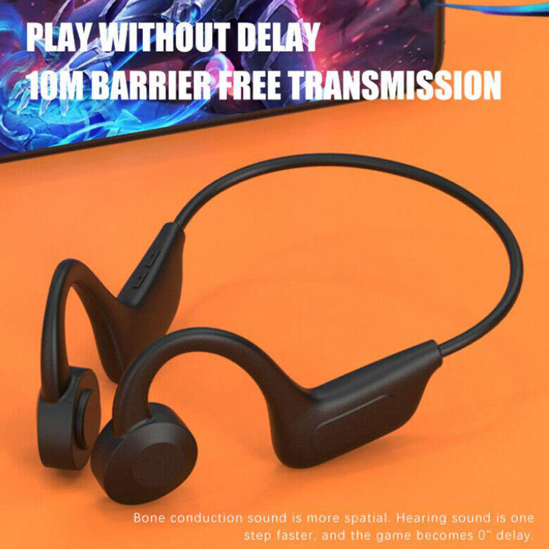 Bluetooth 5.1 Bone Conduction Headset Wireless Outdoor Sport Headphones