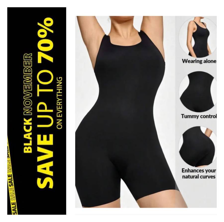 **80% Off Sale Black November : Black shapewear bodycon**