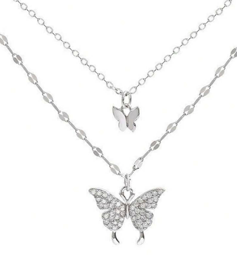 Lovely double design necklace