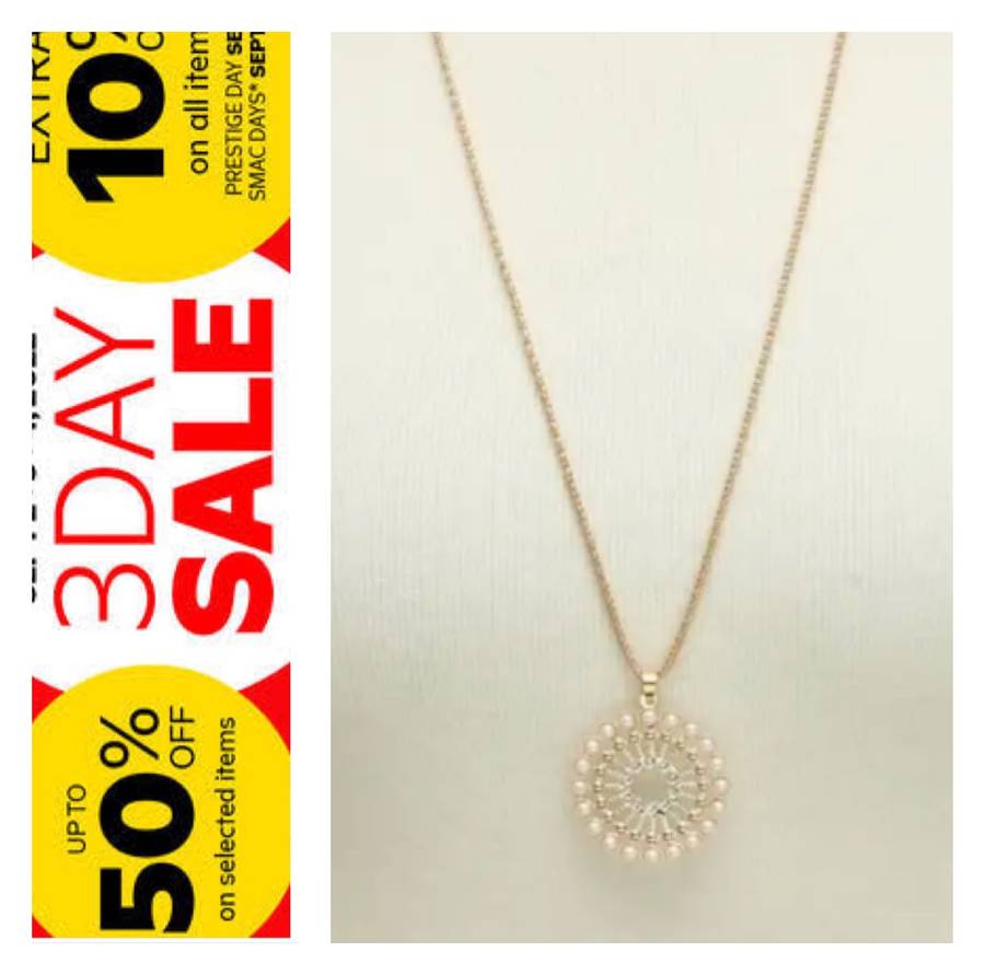 Long length pendant necklace