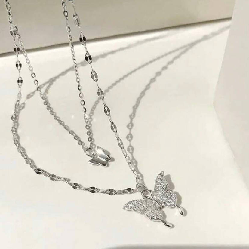 Lovely double design necklace