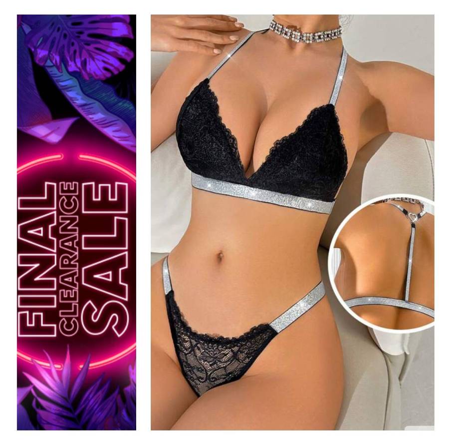 On Promo: 50% Off 2 piece Red Harness Lingerie set