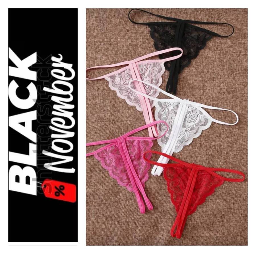 On Promo - 50% Off Pack of 5 colourful G- strings