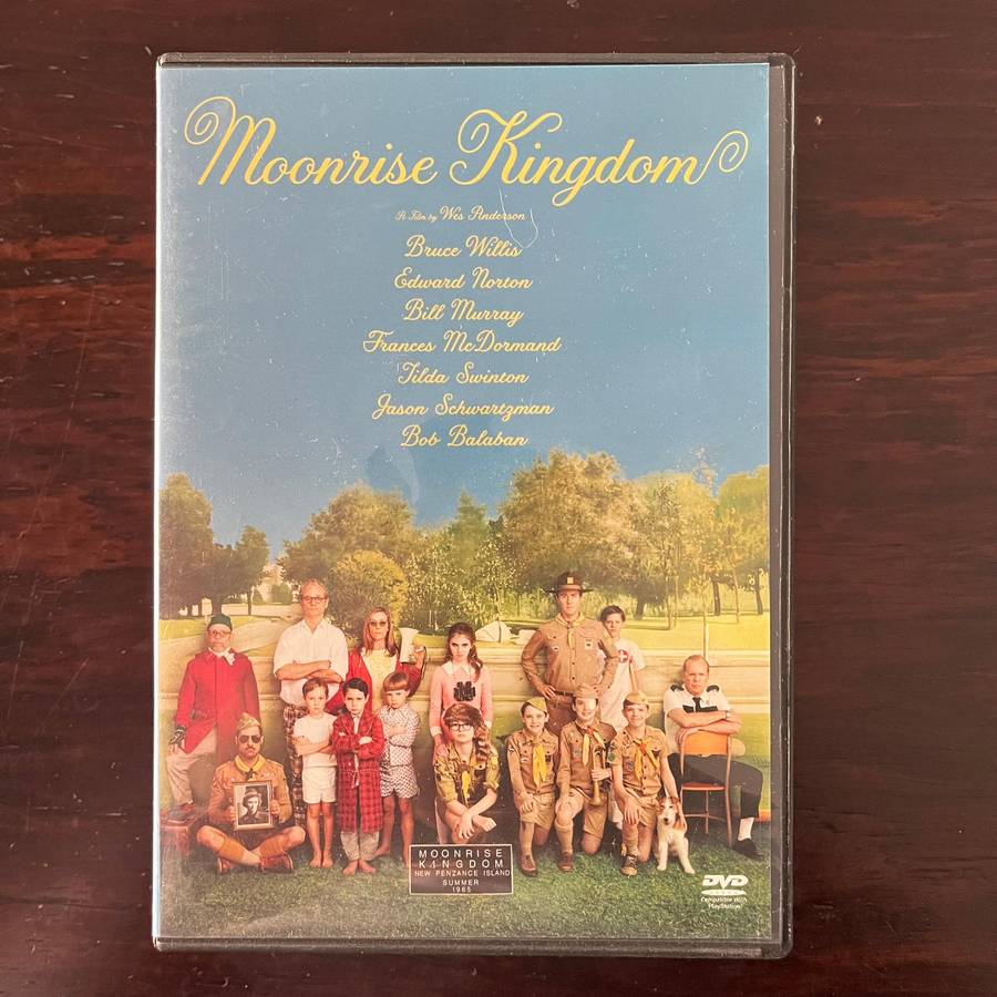 Moonrise Kingdom DVD Wes Anderson South African Press