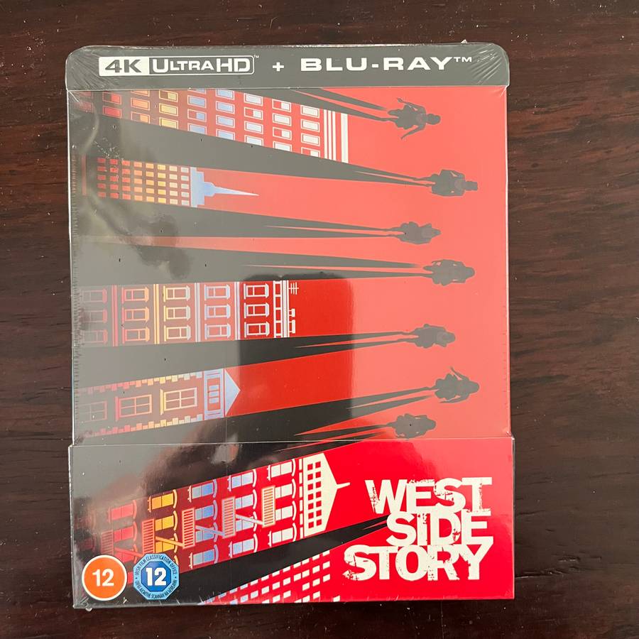 West Side Story 4K Ultra HD plus Blu Ray Two Disc Limited Steelbook UK Press Steven Spielberg NEW