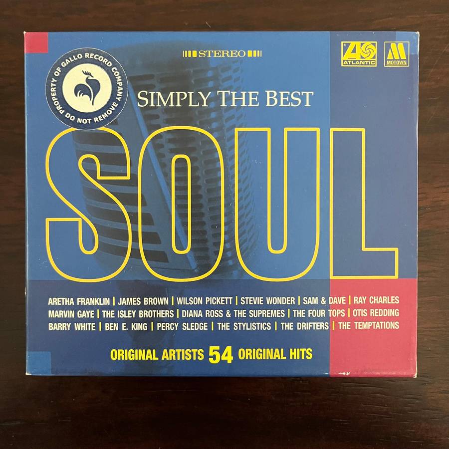 Simply The Best Soul 2CD Set Fatbox South African Press Aretha Franklin Marvin Gaye