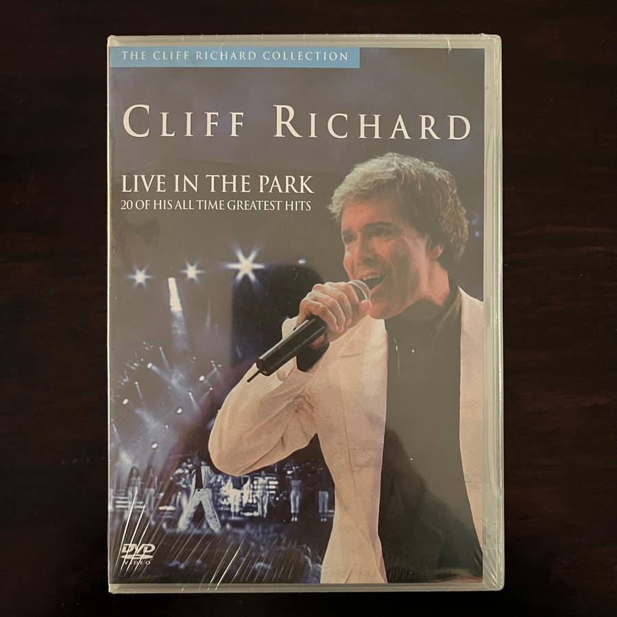 Cliff Richard - Live In The Park DVD South African Press New and Sealed