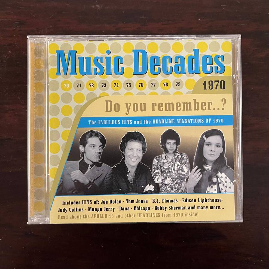 Music Decades 1970 CD Compilation Chicago Jimi Hendrix Import