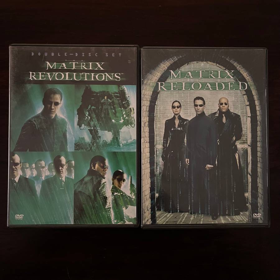 The Matrix Reloaded / Revolutions 4DVD Set South African Presses