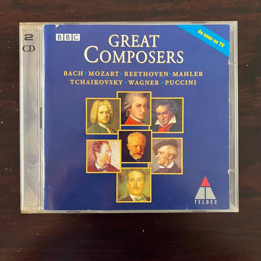Great Composers 2CD Set Bach Mozart Beethoven EU Press