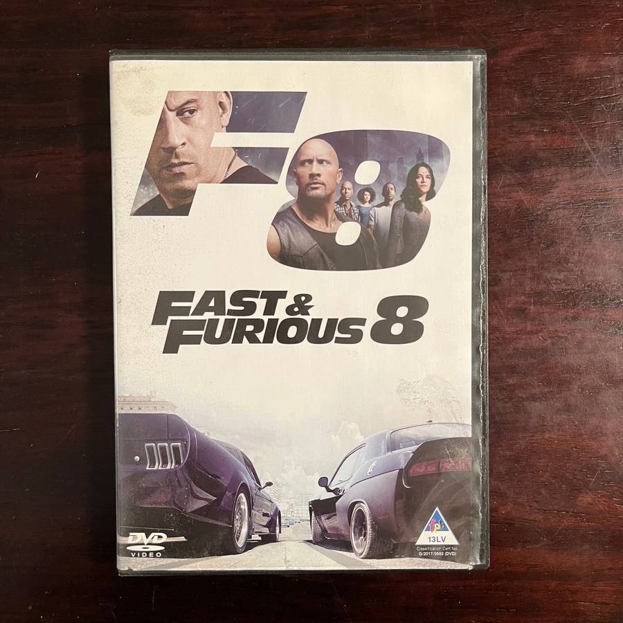 Fast & Furious 8 DVD South African Press